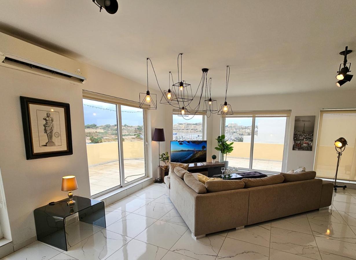 Appartamento Mive Luxury Sea View Penthouse Gzira Esterno foto