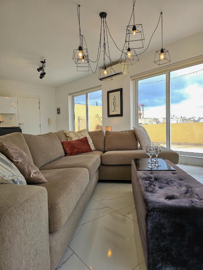 Appartamento Mive Luxury Sea View Penthouse Gzira Esterno foto