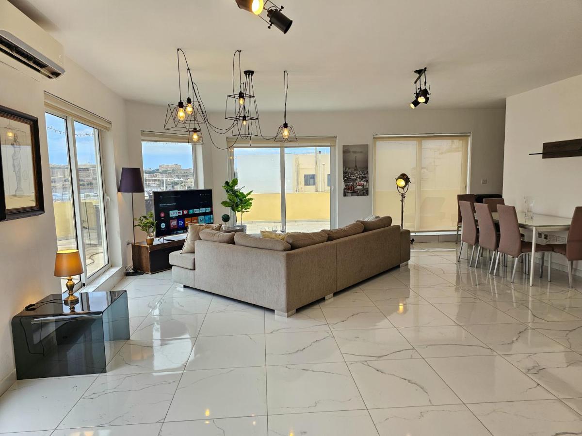 Appartamento Mive Luxury Sea View Penthouse Gzira Esterno foto