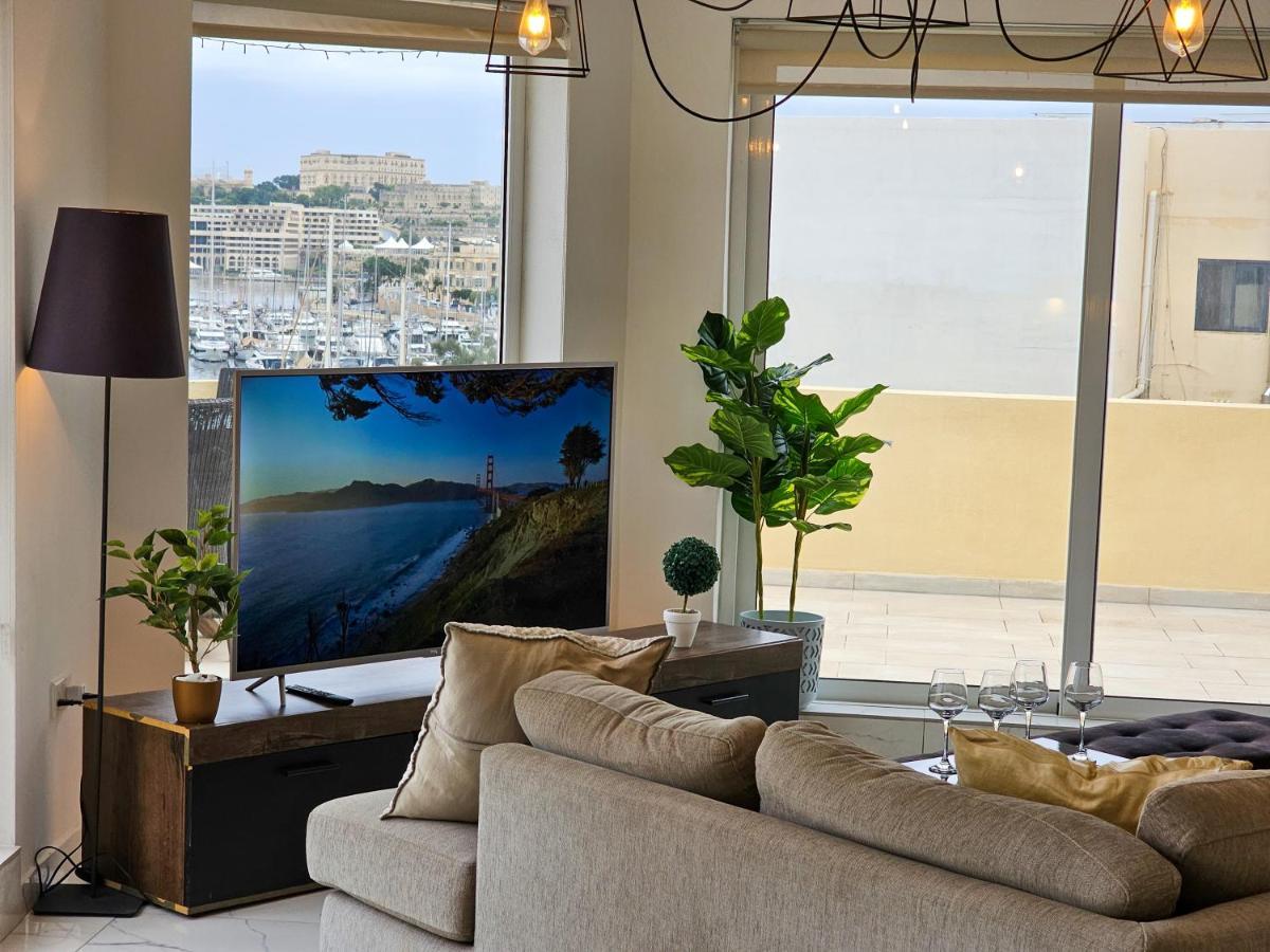 Appartamento Mive Luxury Sea View Penthouse Gzira Esterno foto