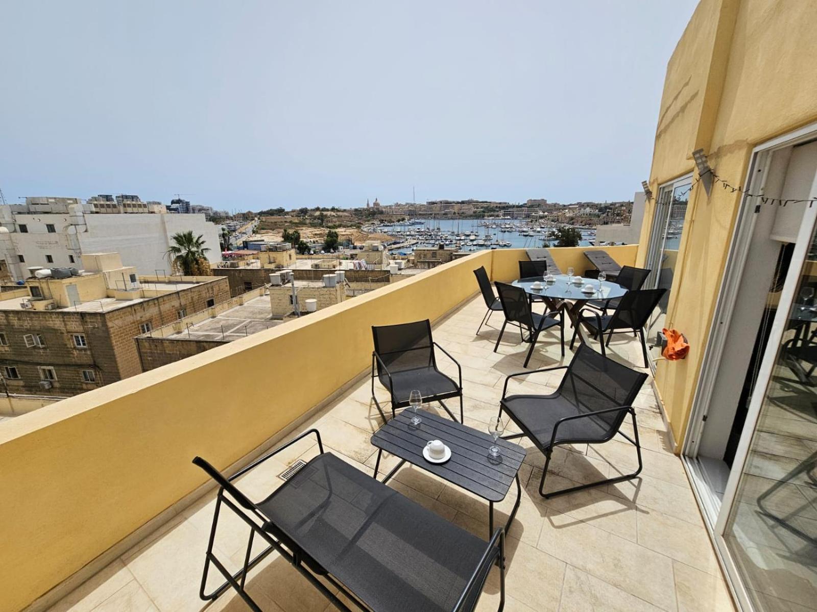 Appartamento Mive Luxury Sea View Penthouse Gzira Esterno foto